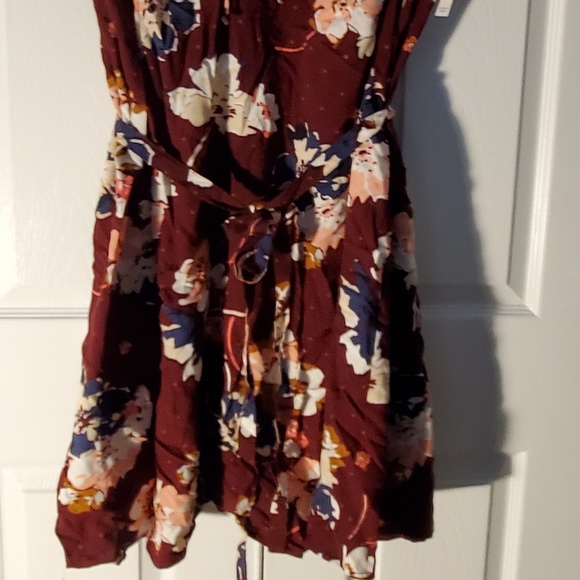 Old Navy XXL Maroon No Sleeves Short Dress NWT - Picture 2 of 6